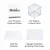 Import Acrylic Sheet Clear Cast Plexiglass Square Panel 3mm Thick Pack of 2 Transparent Plastic PlexiGlass Board from China