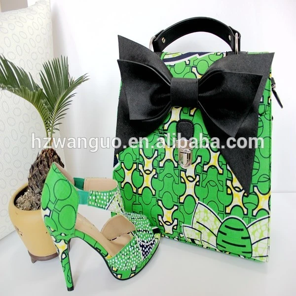 African shoes and bags to match
