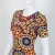 Import African Short Sleeve Knee Length Cotton Ethnic Ladies Dress from China