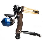 Aluminium magnesium alloy slingshot high velocity fishing hunting catapult