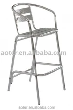 Aluminum bar height chair bar stool