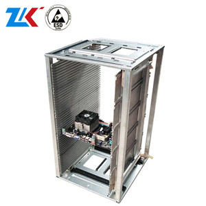 Aluminum Full Metal High temperature SMT ESD PCB Magazine Rack 460*400*563mm