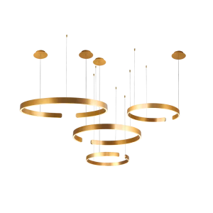 Aluminum modern home decorative luxury indoor anti-glare pendant chandeliers light