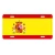 Import Aluminum Souvenir Country Flag Personality Design Car License Number Plate with High Quality from China