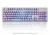 Import Amazon 104 PBT   Keycaps With Closed Letter Type, rainbow colors  keyboard keycap  transmittance material from China