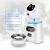 Amazon Hot Sale Automatic Dogs/Cats Food Dispenser Voice Message Source Recording Pet Feeder