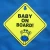 Import Amazon Hot Sale Custom Baby On Board Warning Sign Car Sticker With Suction Cup from China