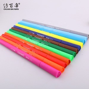 Amazon Hot Sales Custom 60 Colors Dual Tip Brush Pen Paint Art Marker Watercolor Pen with Gift Box