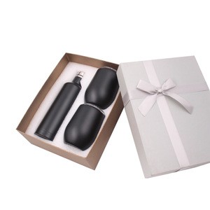 Amazon hot sell gift set coffee water juice tea wholesale stainless steel hydro thermo vacuum flask