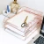 Import Amazon Hot Selling Office Supply Set of 2 Rose Gold Stackable  Metal Wire Desk Document Holder File Letter Tray Organizer from China