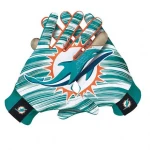 American Football Receiver Gloves Customized Printed