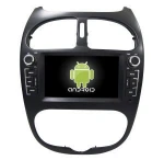 Android 10.0 octacore 1 din 1din car dvd player multimedia for peugeot 206 auto audio video radio gps navigation carplay 4G