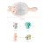 Import Animals Bath Toys 5-Pack with Fishing Net Bath-Tube Toys Pool Toy Interactive Bath Time Play Set for Toddlers Kids Babies EXW from China