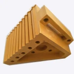 Anti-slip Rubber 1.2kg Wheel Chock for Vehicle for Traffic safety equipment