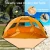 Import Anti-UV Outdoor Breathable Tent Lightweight Beach Tent With Sun Shelter, Hot Selling Outdoor Pop Up Camping Tent from China