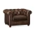 Import Antique living room furniture italy Chesterfield brown leather sofa from China