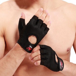 Aolikes Racing Blue Climbing Gym Fingerless Cycling Gloves