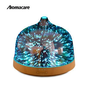 Aromacare New Model 200mL Wooden Essential Oil Humidifier Aroma Diffuser Humidifier Part with Sleep Mode Colorful Changing Light