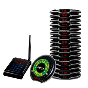 Buy Artom Luxury Buzzer Wireless Queue Management Touched System Pager ...