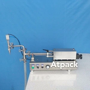 Atpack high-accuracy semi-automatic alcoholic beverage filling machine with CE GMP