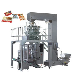 Automated Snack Nut  200g-1kg Corn Flakes Packaging Machine With Z-type Loading Elevator