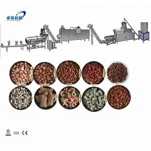 Automatic Chewing/Jam Center Pet Food Making processing line/machine