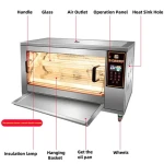Automatic Rotate Roasted Chicken Grill Machine Electric Rotisserie Oven/Rotary Grill Chicken Oven For Sale