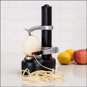 Automatic Rotating Fruits &amp; Vegetables Cutter Apple Paring Machine - Kitchen Peeling Tool Electric Potato Peeler