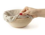 Baking  banneton basket round rattan bread banneton proofing basket with liner