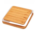 Bamboo Fiber Dinnerware Tableware Set with Food Grade Storage Tank Grain Snacks Dried Fruit Party Food Container