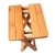 Import Bamboo folding stool portable household solid Bamboo taburet outdoor fishing chair small bench square stool from China