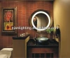 Bath Mirrors Type Bathroom LED Backlit Lighted Cosmetic Round Design Frameless Mirror With Light