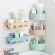 Import bathroom accessories living room Wall Mounted Suction Plastic Storage Rack shelf  traceless tape plastic bathroom wall shelf from China