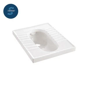 Bathroom product good quality pure white ceramic water closet squatting pan