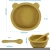 Import Bebe Silicon Feeding Bowl With Strong Suction Food Grade Silicon Bowl With Spoon Set from China