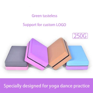 Best Selling Products Natural Recycled Eva Foam Block Brick Natural Rubber Yoga Mat