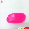 Best Selling wholesale Free samples transparent soft oval shape beauty silicone gel cosmetic makeup sponge powder puff for face