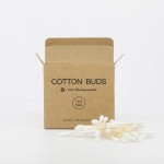 100% Biodegradable Household Custom Private Label Bamboo Cotton Swab Double-End Clean Cotton Swab