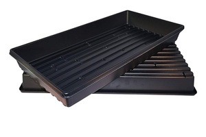 biodegradable seedling propagation trays no holes 11in x 21in  for Hydroponics