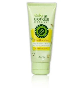 Biotique - Bio Aloe Vera Baby Sun Block SPF 20 UVA/UVB Sunscreen - 50g