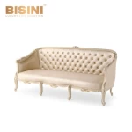 BISINI Genuine Leather One Seater Living Room Furniture-Sofa Set, Small Armchair, Single Sofa
