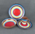 BPA free wholesale popular design porcelain like melamine dinnerware set