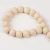 Import Bracelet Wood Hole White 12Mm Wooden Bead Garland, Tassel Natural  Men Beads Garland from China