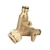 Import Brass 1/2&quot; to 3/4&quot; Female Thread Y Shape Ball Valve Two Way Water Splitter With Valve Plumbing Pipe Fittings Connector Adapters from China