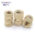 Import Brass Knurled Nut Stainless Steel Carbon Steel Straight Flower Insert Single and Double Pass Injection Nut M6 Thread Insert Nut from China