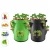 Import Breathable Non Woven Fabric Plant Container Strawberry Planter Pots with 5 Side Planting Pockets from China
