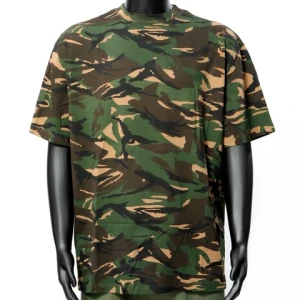 British Camo Tee with Short Sleeve for Patrol Cotton Tactical Camouflage Shirt