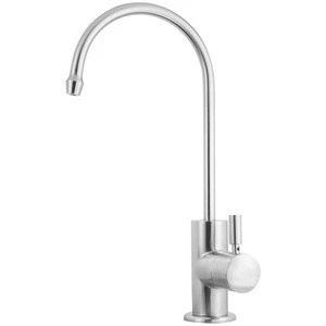 Brushed 304 Stainless Steel Finish No Air Gap Lead-Free Fit 1/4inch Tube Reverse Osmosis water purifier Faucet