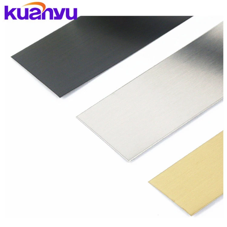 Building Materials Copper Transition Strips Stainless Steel Tile Trim Floor Divider Flat Strip With High Quality