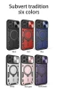Camera Slide Shockproof Hybrid Phone Case For iPhone 15 Pro Max 16 14 Plus 13 Pro 12 11 XS XR Metal Ring Protection Hard Cover
